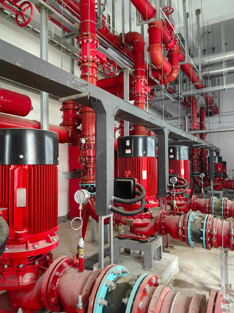 消防工程 #消防泵 #消防施工现场 #机电安装工程 #管道